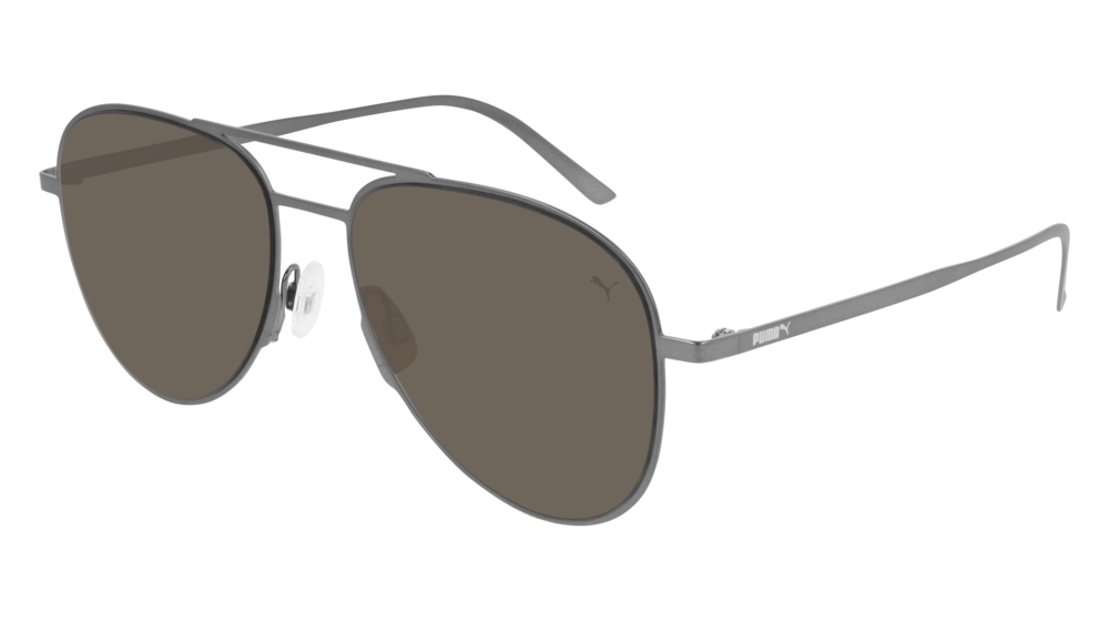 Puma Sunglass Man Ruthenium Ruthenium Brown