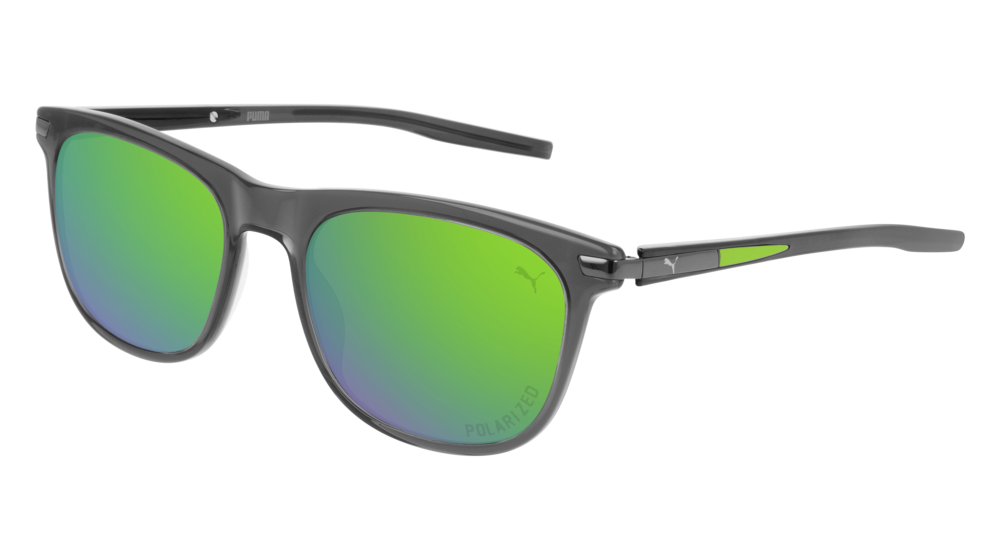 Puma Sunglass Man Grey Grey Green