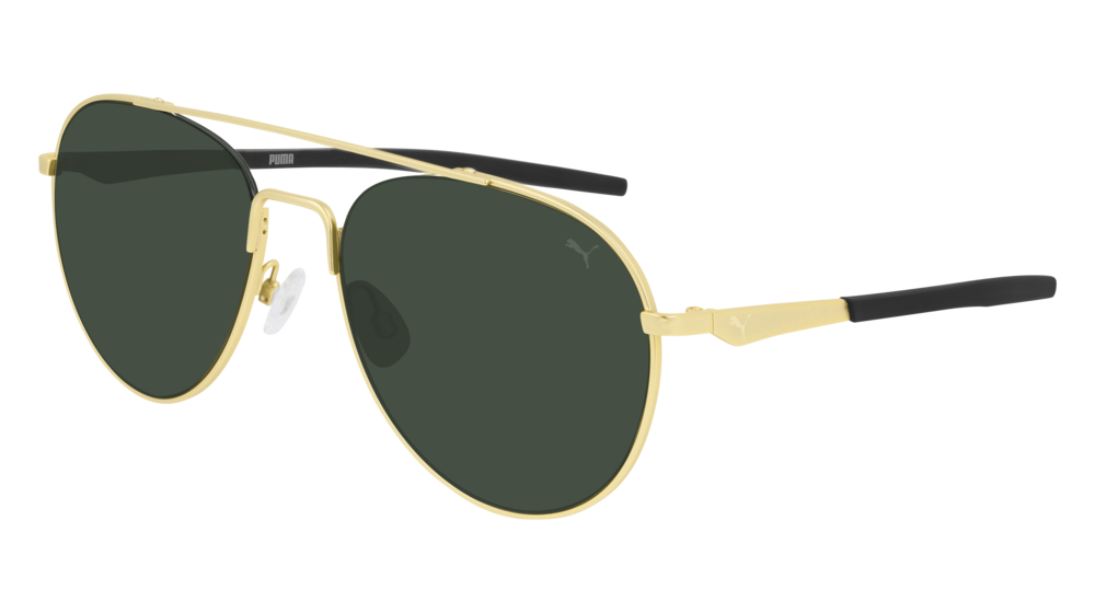 Puma Sunglass Man Gold Gold Green