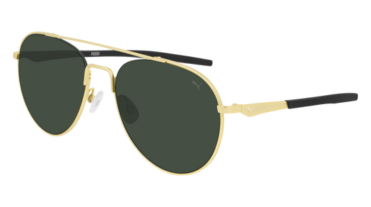 Puma Sunglass Man Gold Gold Green