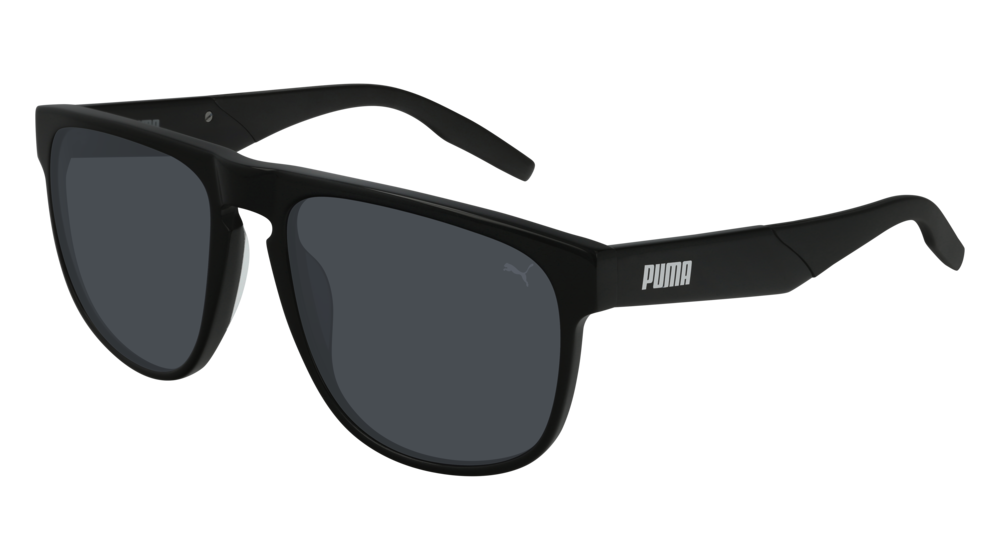 Puma Sunglass Man Black Black Smoke