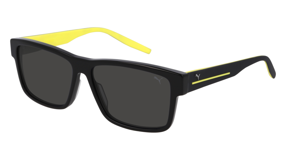 Puma Sunglass Man Black Black Smoke