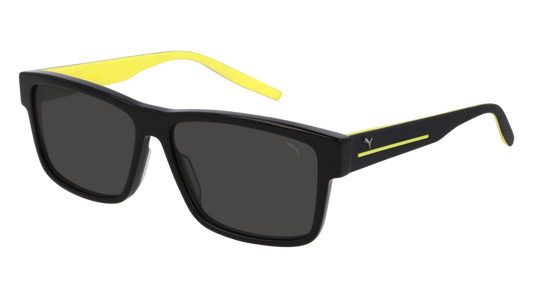 Puma Sunglass Man Black Black Smoke