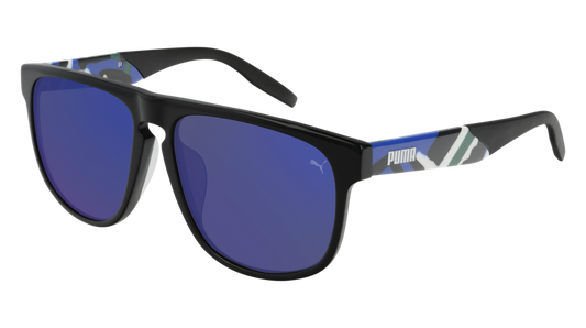 Puma Sunglass Man Black Havana Blue