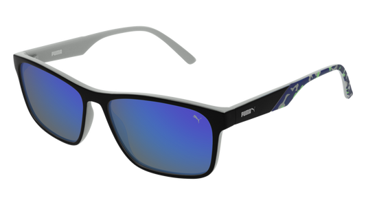 Puma Sunglass Man Black Black Blue