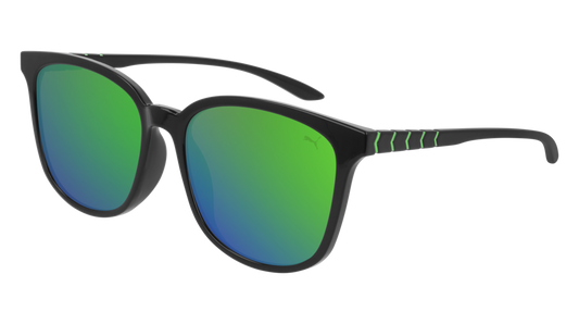 Puma Sunglass Man Black Black Green