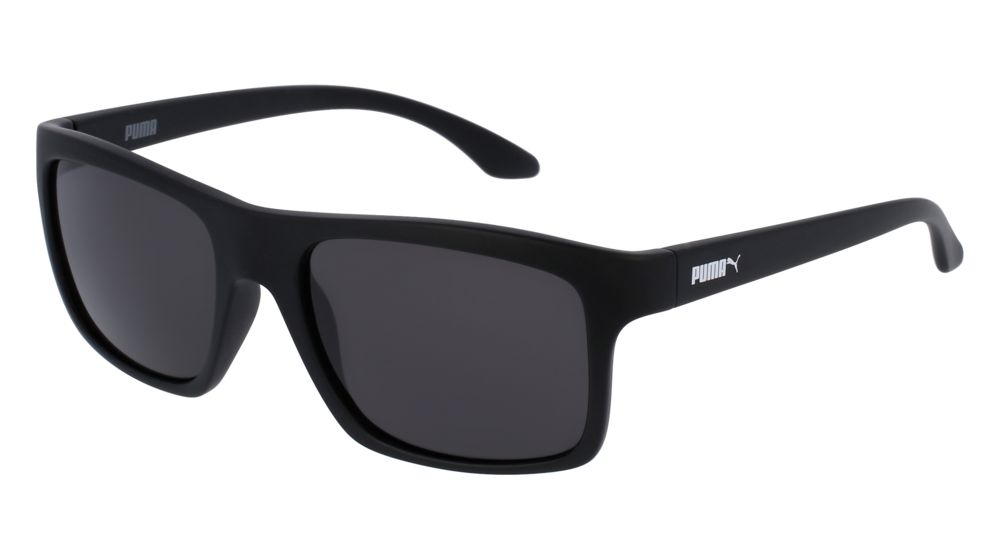 Puma Sunglass Man Black Black Grey