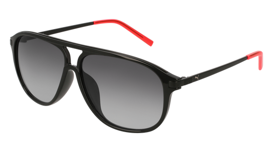 Puma Sunglass Man Black Black Grey