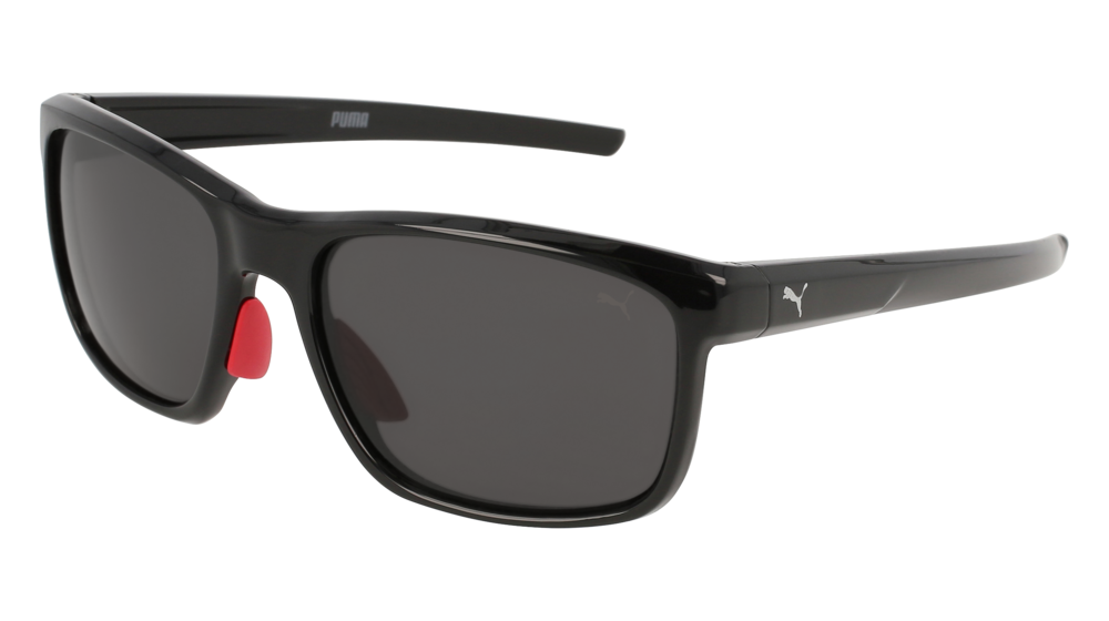 Puma Sunglass Man Black Black Grey