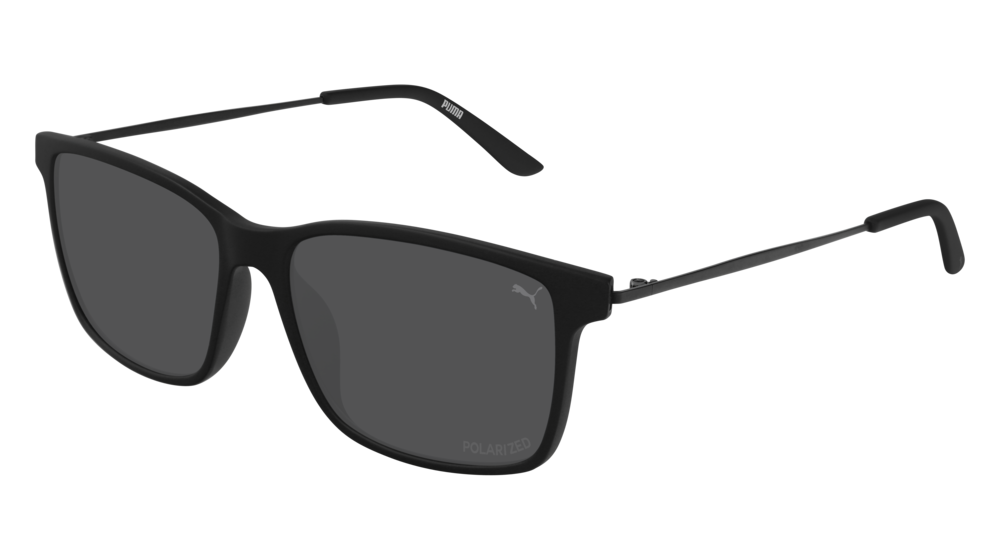 Puma Sunglass Man Black Black Grey