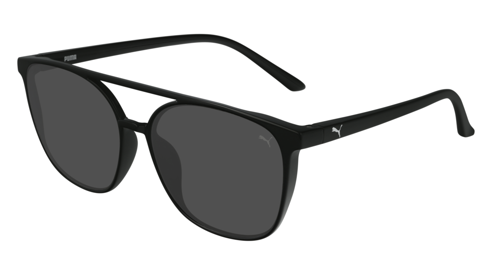 Puma Sunglass Man Black Black Grey