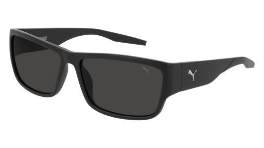 Puma Sunglass Man Black Black Grey