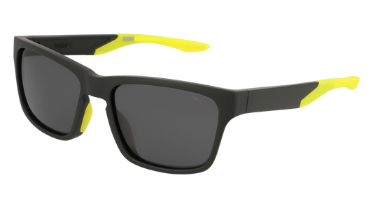 Puma Sunglass Man Black Black Grey