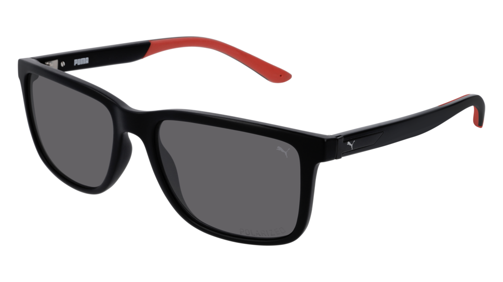 Puma Sunglass Man Black Black Smoke