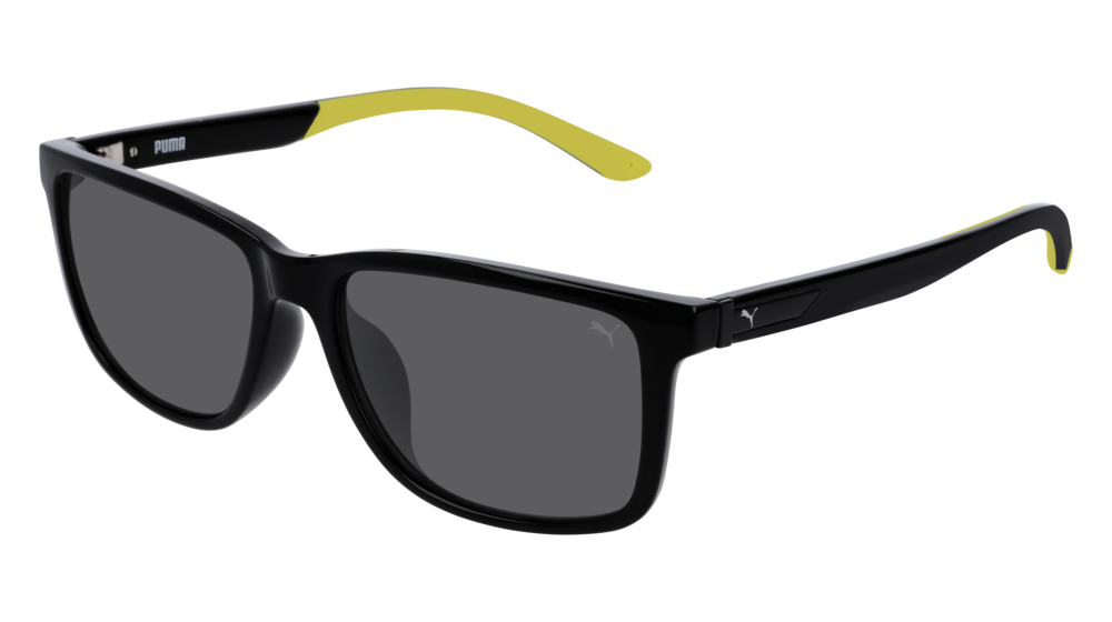 Puma Sunglass Man Black Black Smoke