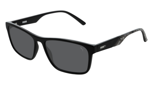 Puma Sunglass Man Black Black Smoke