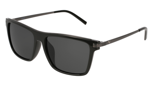 Puma Sunglass Man Black Ruthenium Grey