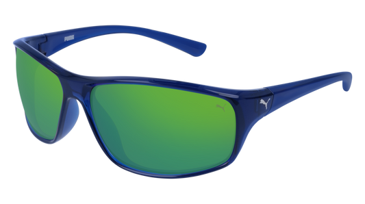 Puma Sunglass Man Blue Blue Green