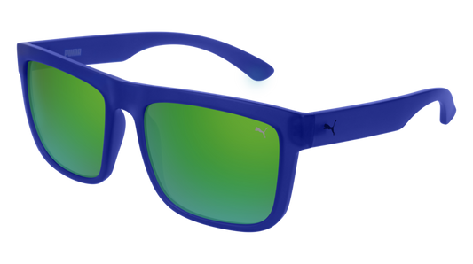 Puma Sunglass Man Blue Blue Green