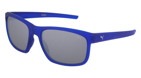 Puma Sunglass Man Blue Blue Silver