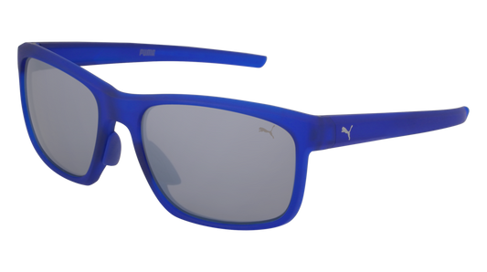 Puma Sunglass Man Blue Blue Silver