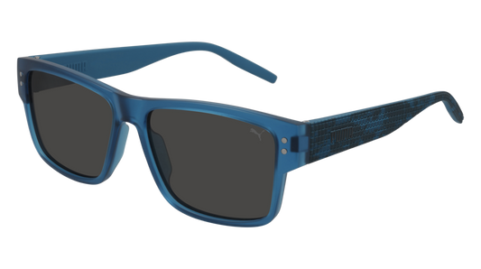 Puma Sunglass Man Blue Blue Smoke