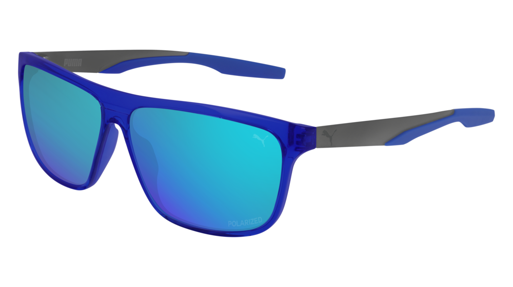 Puma Sunglass Man Blue Ruthenium Blue