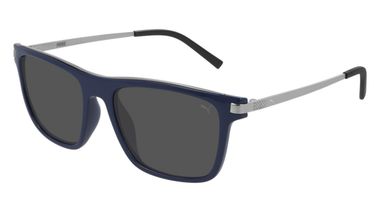 Puma Sunglass Man Blue Ruthenium Grey