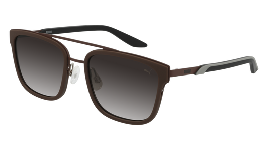 Puma Sunglass Man Brown Black Brown