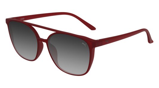 Puma Sunglass Man Burgundy Burgundy Grey