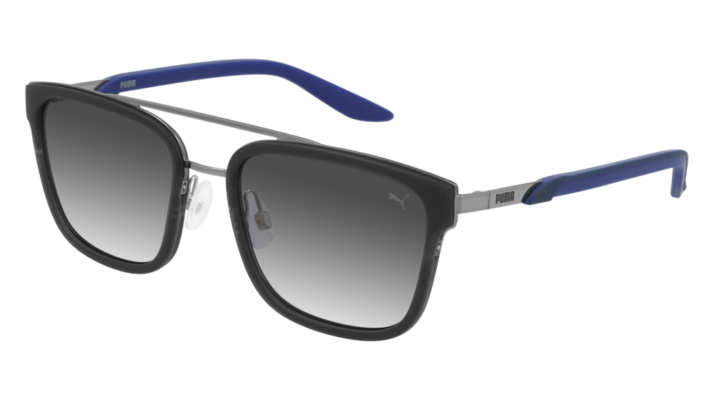 Puma Sunglass Man Grey Blue Grey