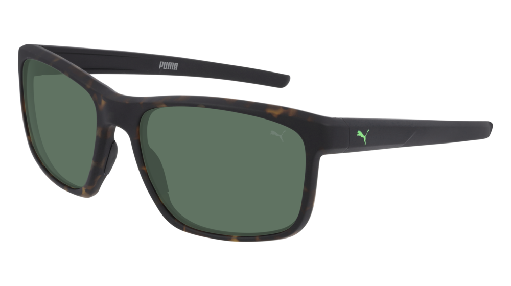 Puma Sunglass Man Havana Black Green