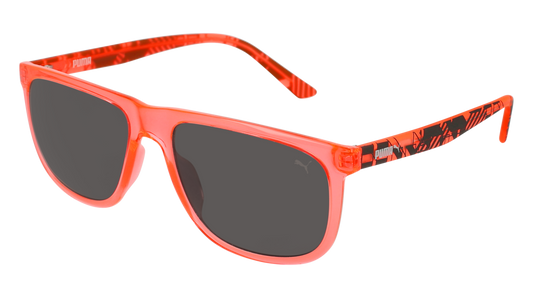 Puma Sunglass Man Orange Orange Grey