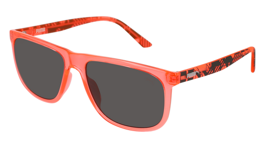 Puma Sunglass Man Orange Orange Grey