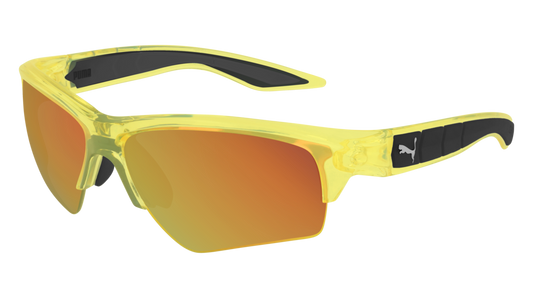 Puma Sunglass Man Yellow Yellow Red