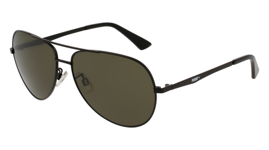 Puma Sunglass Man Black Black Green