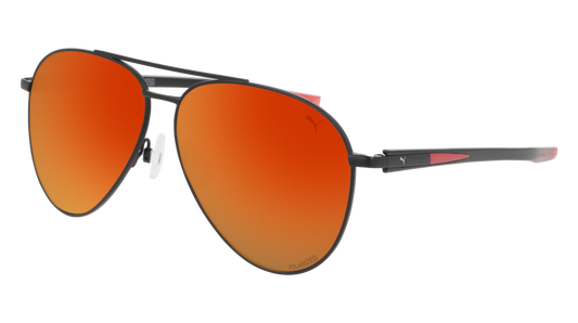 Puma Sunglass Man Black Black Red