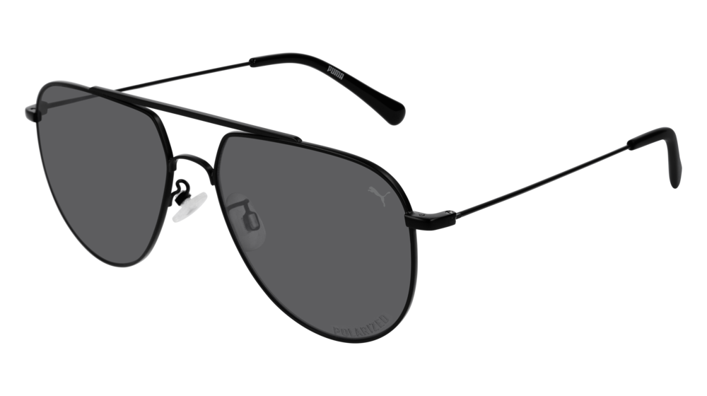 Puma Sunglass Man Black Black Smoke