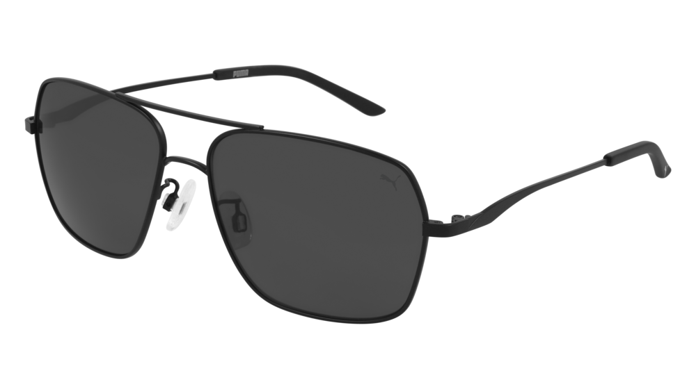 Puma Sunglass Man Black Black Smoke