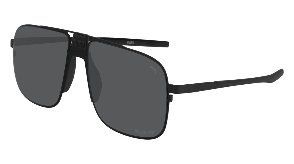 Puma Sunglass Man Black Black Smoke