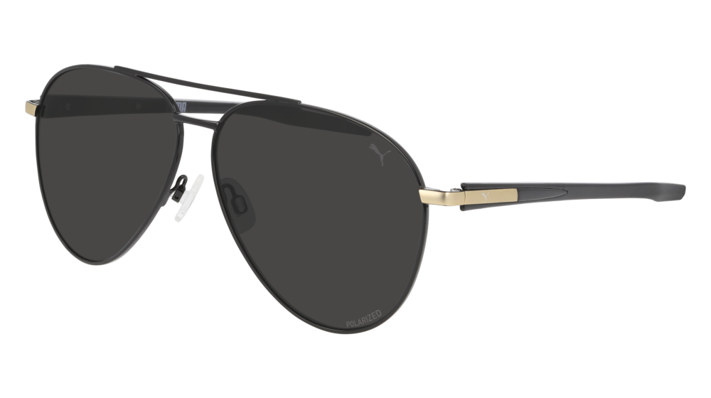 Puma Sunglass Man Black Black Smoke