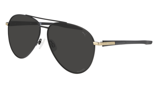 Puma Sunglass Man Black Black Smoke