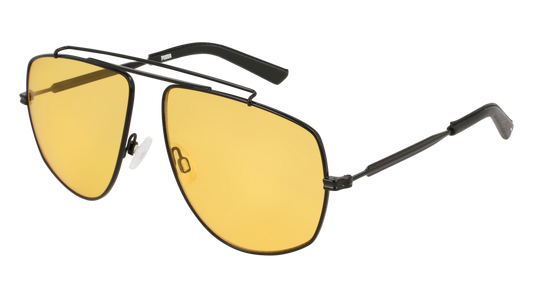 Puma Sunglass Man Black Black Yellow