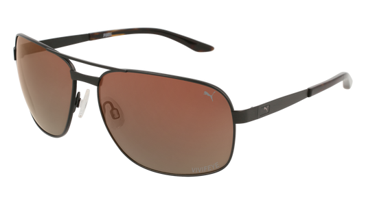 Puma Sunglass Man Black Havana Copper