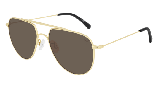 Puma Sunglass Man Gold Gold Brown