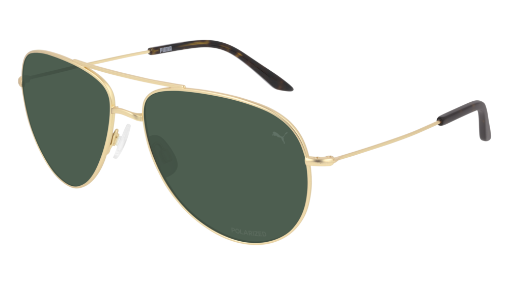 Puma Sunglass Man Gold Gold Green