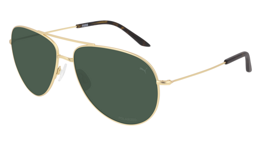 Puma Sunglass Man Gold Gold Green