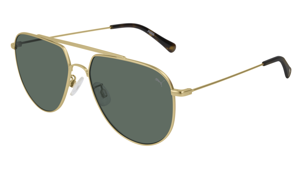 Puma Sunglass Man Gold Gold Green