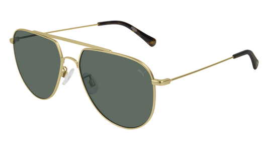 Puma Sunglass Man Gold Gold Green