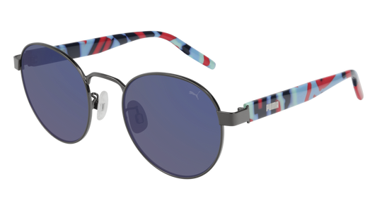 Puma Sunglass Man Ruthenium Havana Blue